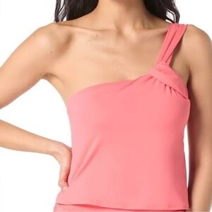 NWT vince camuto one shoulder Tankini top